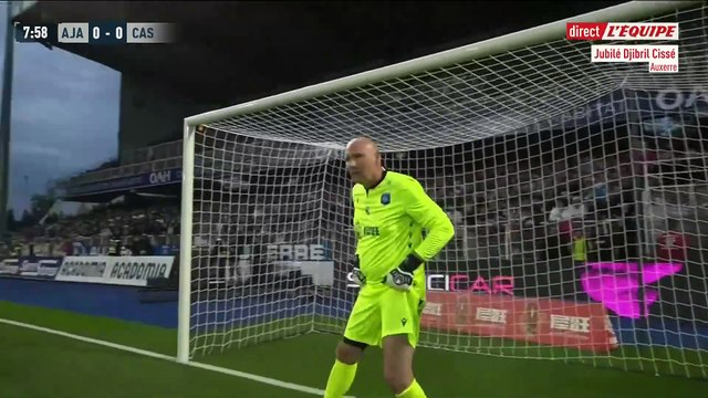 Le superbe coup franc de Thierry Henry - Foot - Jubilé Djibril Cissé