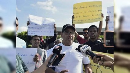 Protestan en Santiago por tránsito de camiones en puente