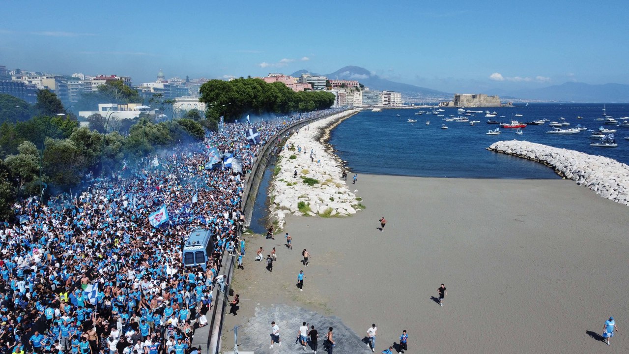 Erst Party am Meer, dann Besuch beim Papst: Neapel feiert Scudetto