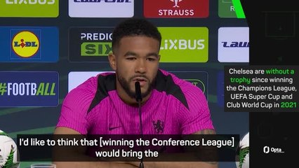 Conference League win could spark trophy glut - James