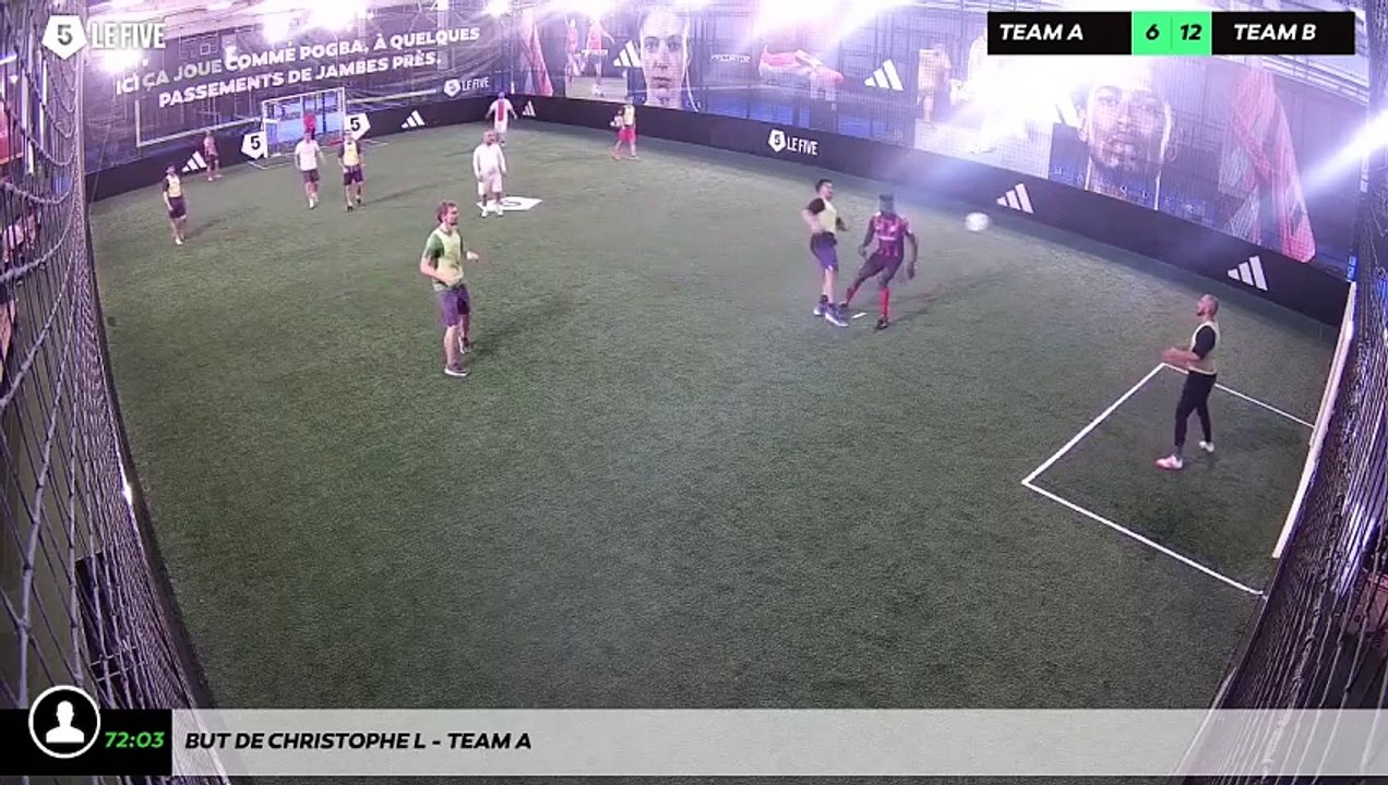 But de Christophe L - Team A
