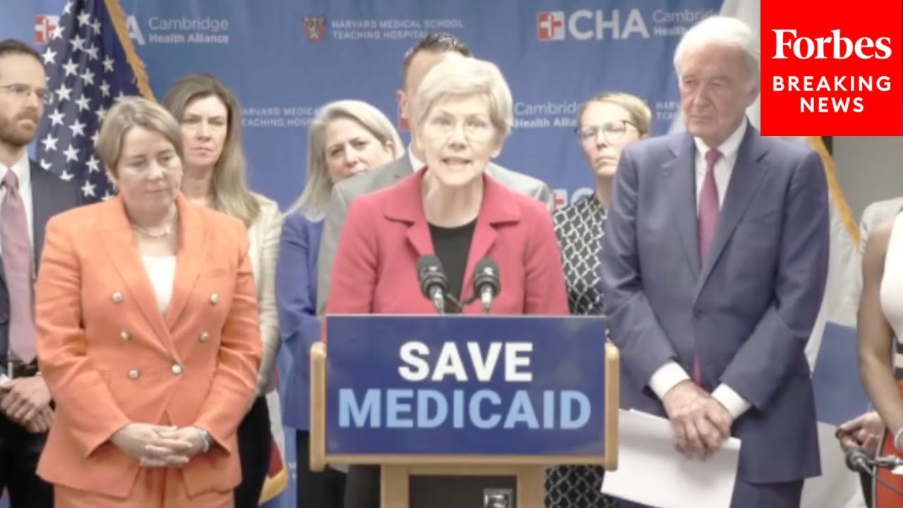 Massachusetts Gov. Maura Healey, Senators Ed Markey And Elizabeth Warren Hold Briefing On Medicaid Cuts