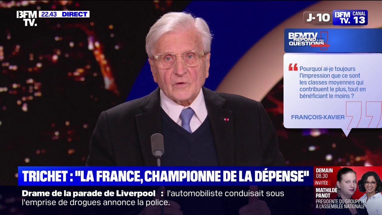 Dette: "Notre modèle social est en situation de perdition si on continue", alerte Jean-Claude Trichet, ancien président de la Banque centrale européenne