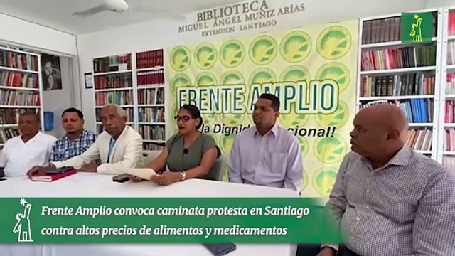 Frente Amplio convoca caminata protesta en Santiago contra altos precios de alimentos y medicamentos