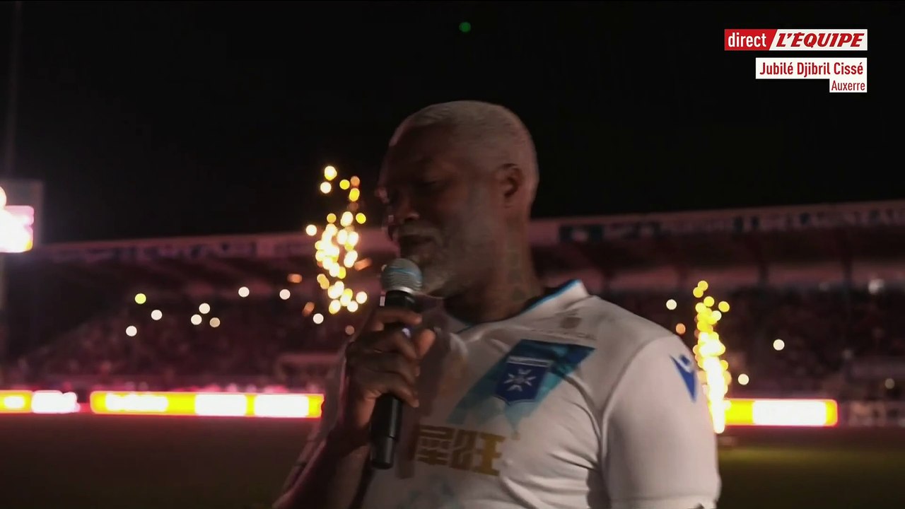 Djibril Cissé : « Il faut rêver grand » - Foot - Jubilé Djibril Cissé