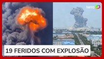 Fábrica de produtos químicos explode na China e deixa ao menos 5 mortos