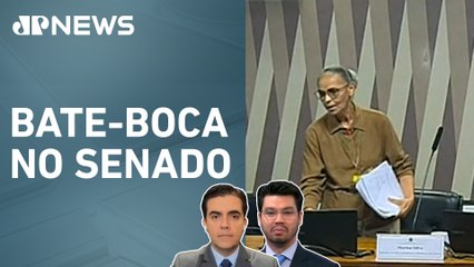 Marina Silva abandona sessão após discussão com senadores; Kobayashi e Vilela comentam