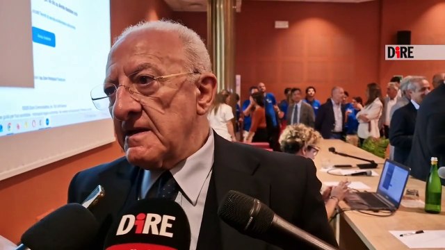 Napoli - ACQUA. DE LUCA: COMPLETARE RETE IDRICA, CAMPANIA UNICA CON PIANO PER AUTONOMIA (27.05.25)