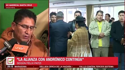 “El partido no ha recibido ninguna sanción”, dice Patzi y señala que Alianza Popular se mantiene