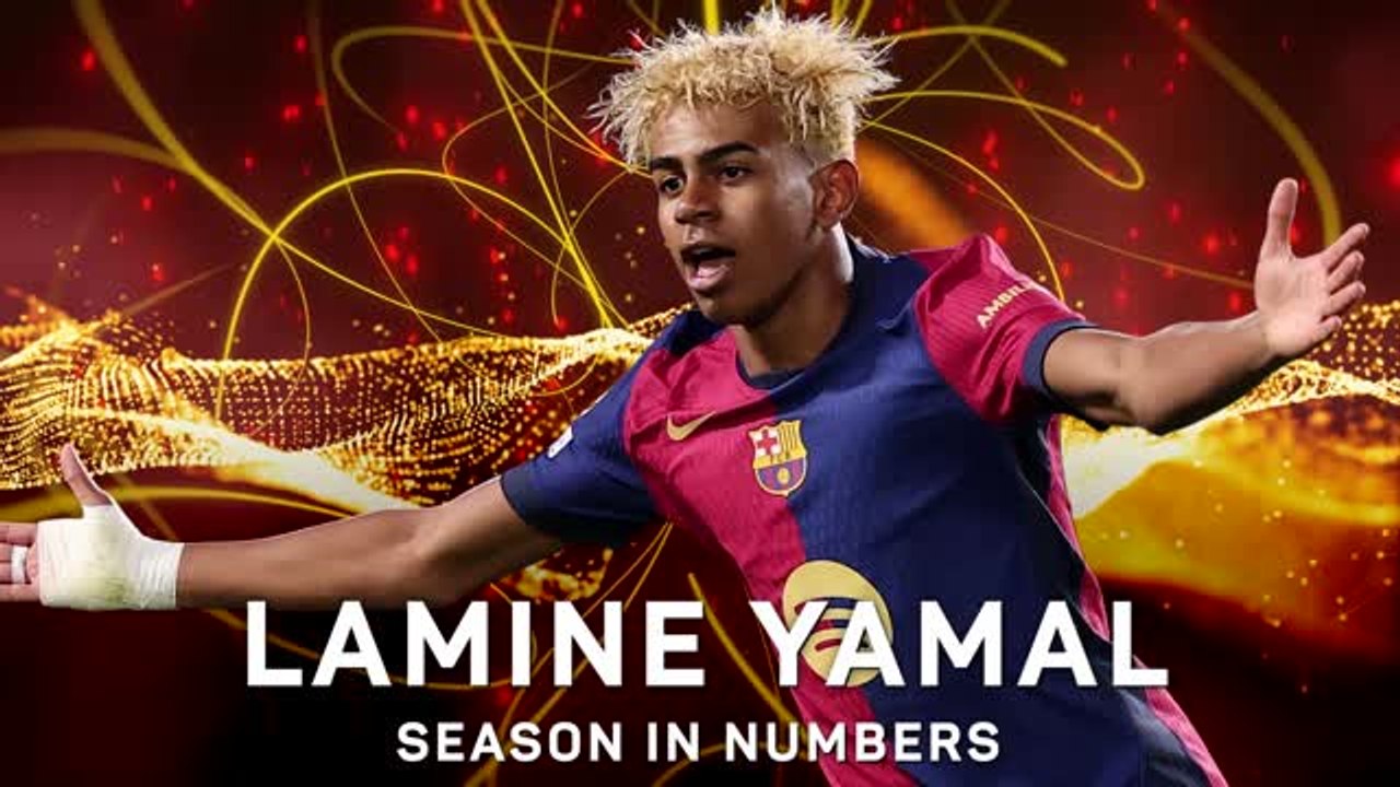 Lamine Yamal's season in numbers