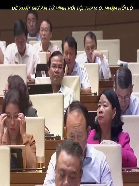 ĐỀ XUẤT GIỮ ÁN TỬ HÌNH VỚI TỘI THAM Ô, NHẬN HỐI LỘ