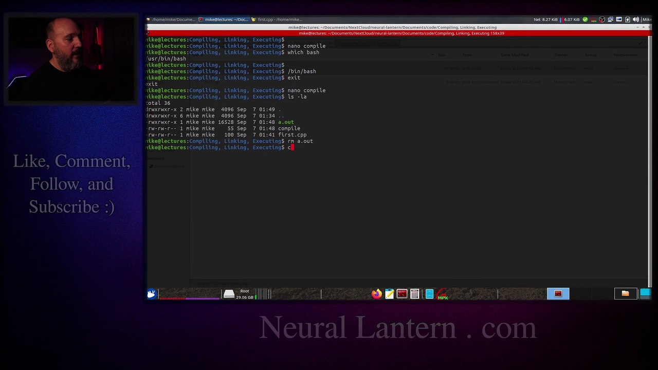 Compile, Link, Execute: A Beginner's Guide to Linux Programming with C++, C, and Assembly