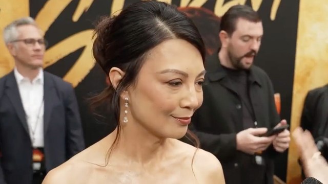 Ming-Na Wen Says 'Karate Kid: Legends' Co-Stars Jackie Chan & Ralph Macchio Are Gems | THR Video