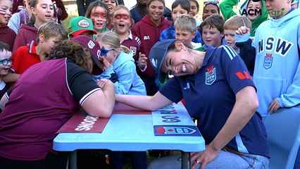 Origin battle fought and spoils divided at Qld-NSW border town already