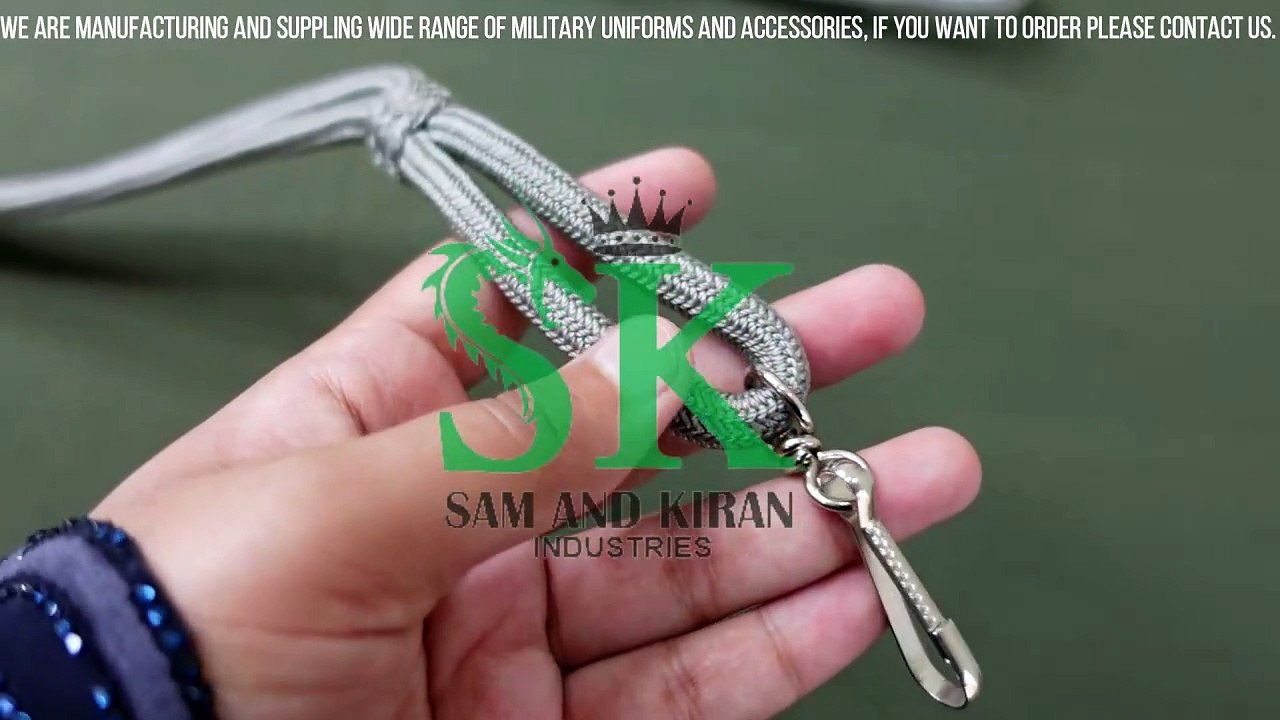 Custom Ceremonial Lanyard, Uniforms Lanyard Whistle Cord, Lanyard Whistle cord soffice