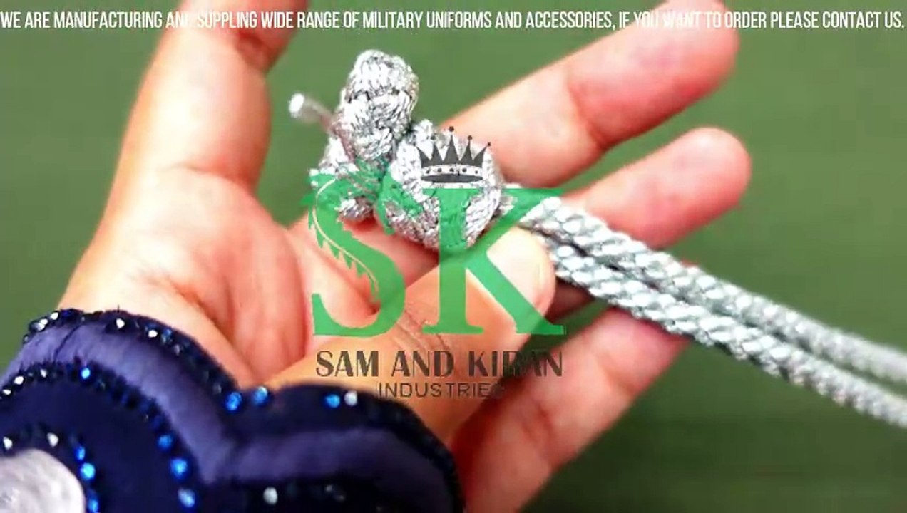 Navy Corded Whistle Cord, Army Uniform Lanyard Suppliers