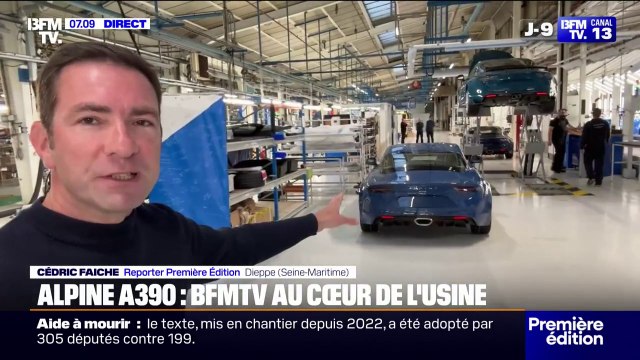 Alpine A390 : BFMTV au cœur de l'usine de Dieppe