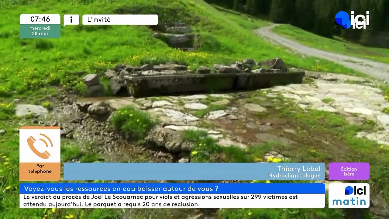 Journée spéciale "alerte sur l'eau" : quel impact a le changement climatique sur la ressource en eau en Isère ?