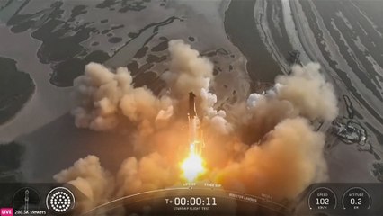 SpaceX lanza su noveno cohete Starship desde Texas