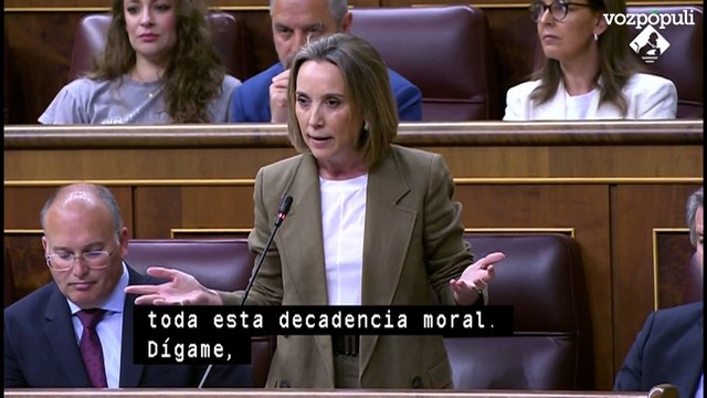 Cuca Gamarra a Yolanda Díaz: Sánchez y usted caerán juntos y ese día España será mucho mejor