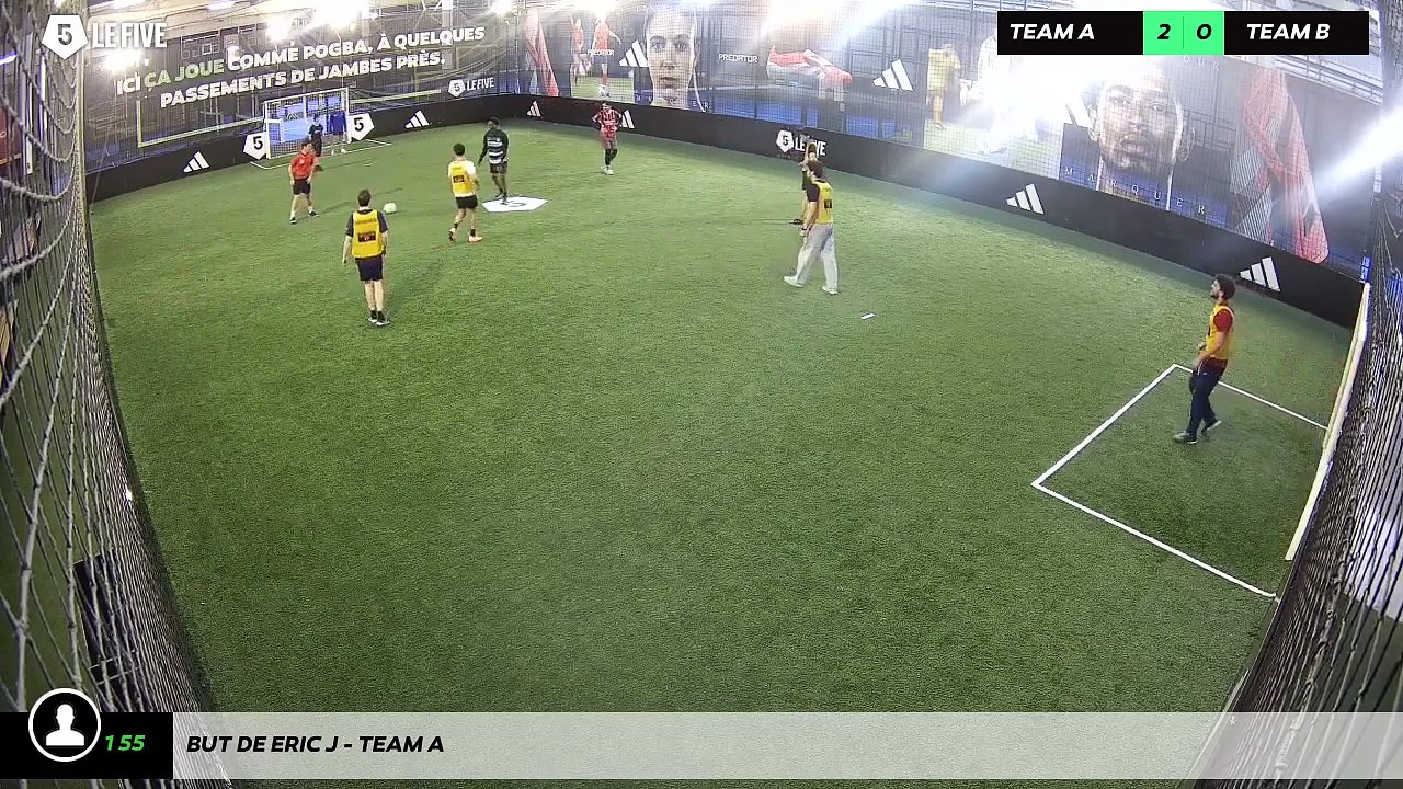 But de Eric J - Team A