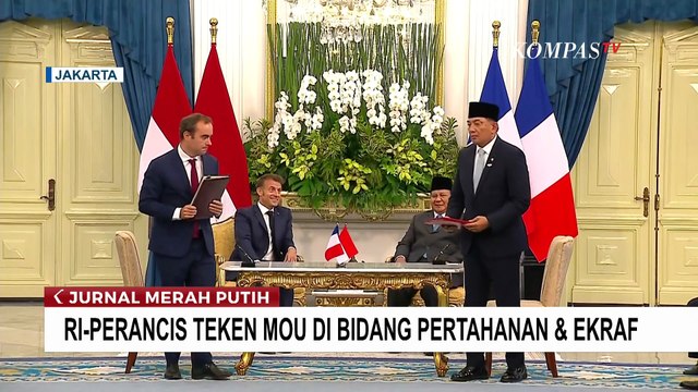 Prabowo Sambut Presiden Prancis Macron, Bahas Kerja Sama Bilateral & Konflik Palestina-Israel