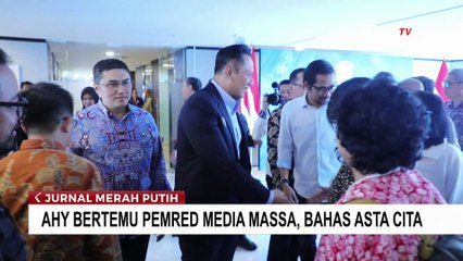 Bertemu Pemred Media Massa Nasional, Menko AHY Paparkan Program Penguatan Infrastruktur