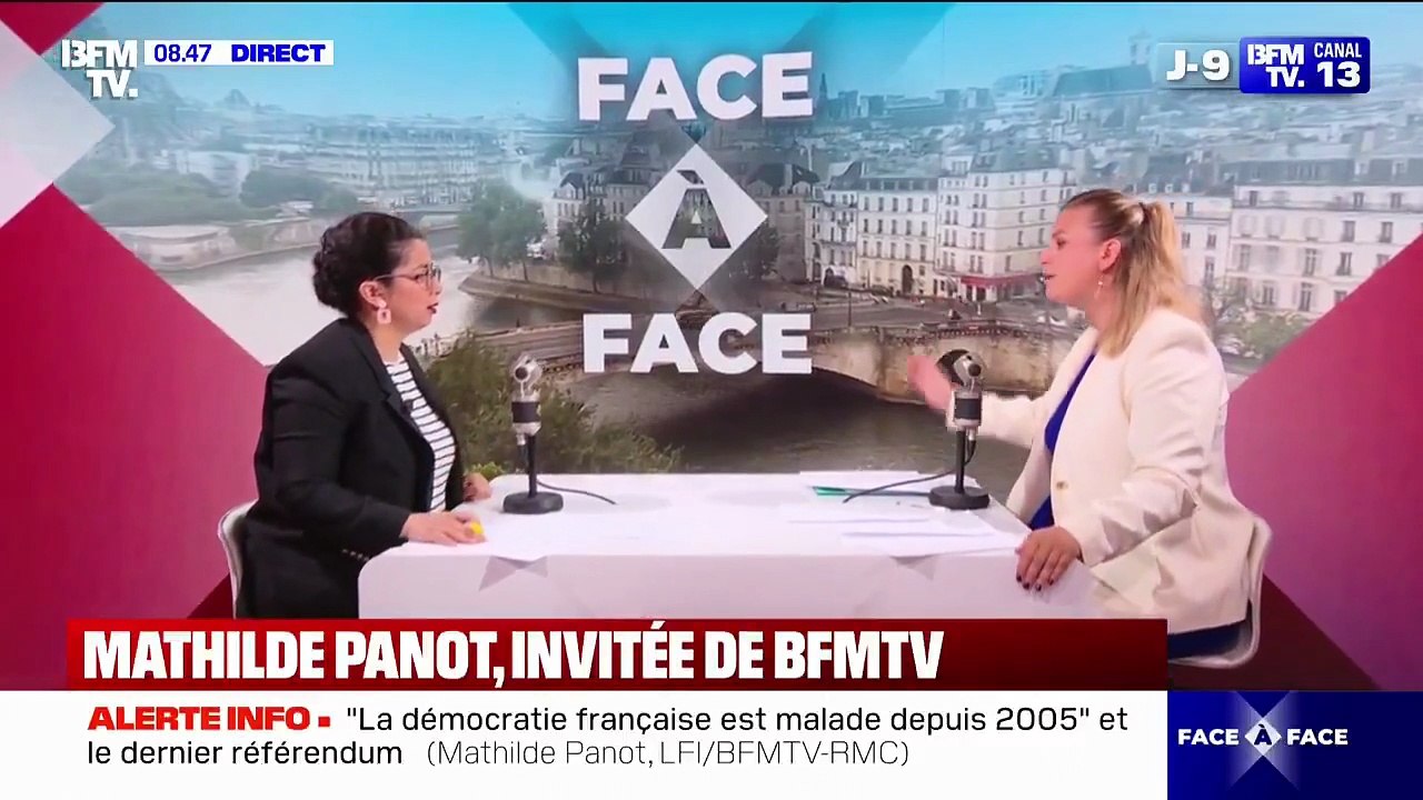 Mathilde Panot s'en prend à la religion catholique sur BFM: "Est-ce que c'est normal de faire baptiser des enfants à un âge où ils ne sont pas capables de consentir ?" - VIDEO