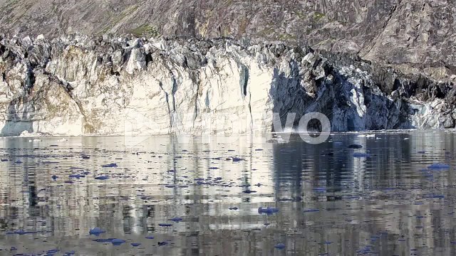 Tidewater glacier Johns Hopkins glacier calving in Glacier Bay National Park Alaska 1