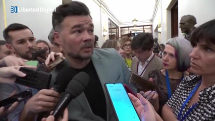 Rufián defiende al PSOE tras los audios contra la UCO