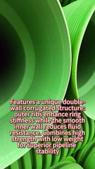 Double-Wall Corrugated Pipe