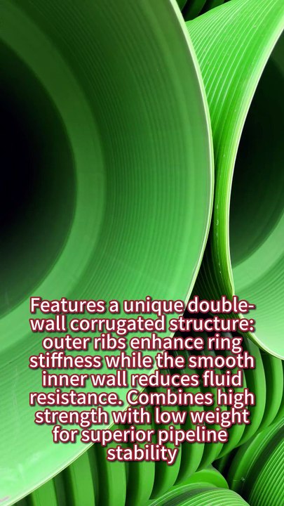 Double-Wall Corrugated Pipe