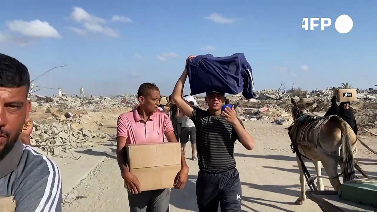 Chaos bei Verteilung von Lebensmitteln in Gaza