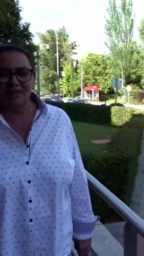 María del Monte evita las preguntas relacionadas con su sobrino, Antonio Tejado