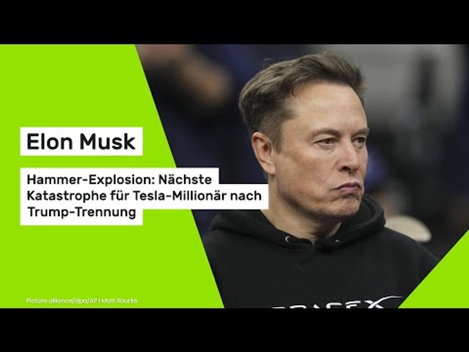 Elon Musk: Hammer-Explosion: Nächste Katastrophe für Tesla-Millionär nach Trump-Trennung