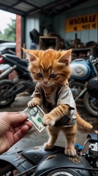 Poor Cat Works Hard to Make His Sister’s Dream Come True..😢❤️#aicatstory #aicatsvideo #aigenerated #foryou #foryoupage #catsoftiktok #poorcat #aicatstories #motivation