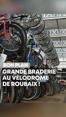 Grande braderie de vélo au vélodrome de Roubaix !