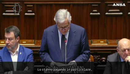 Tajani: "Indignano i morti innocenti a Gaza, Israele si fermi immediatamente"