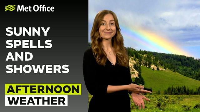 Met Office Afternoon Weather Forecast 28/05/25 – Sunny spells and showers