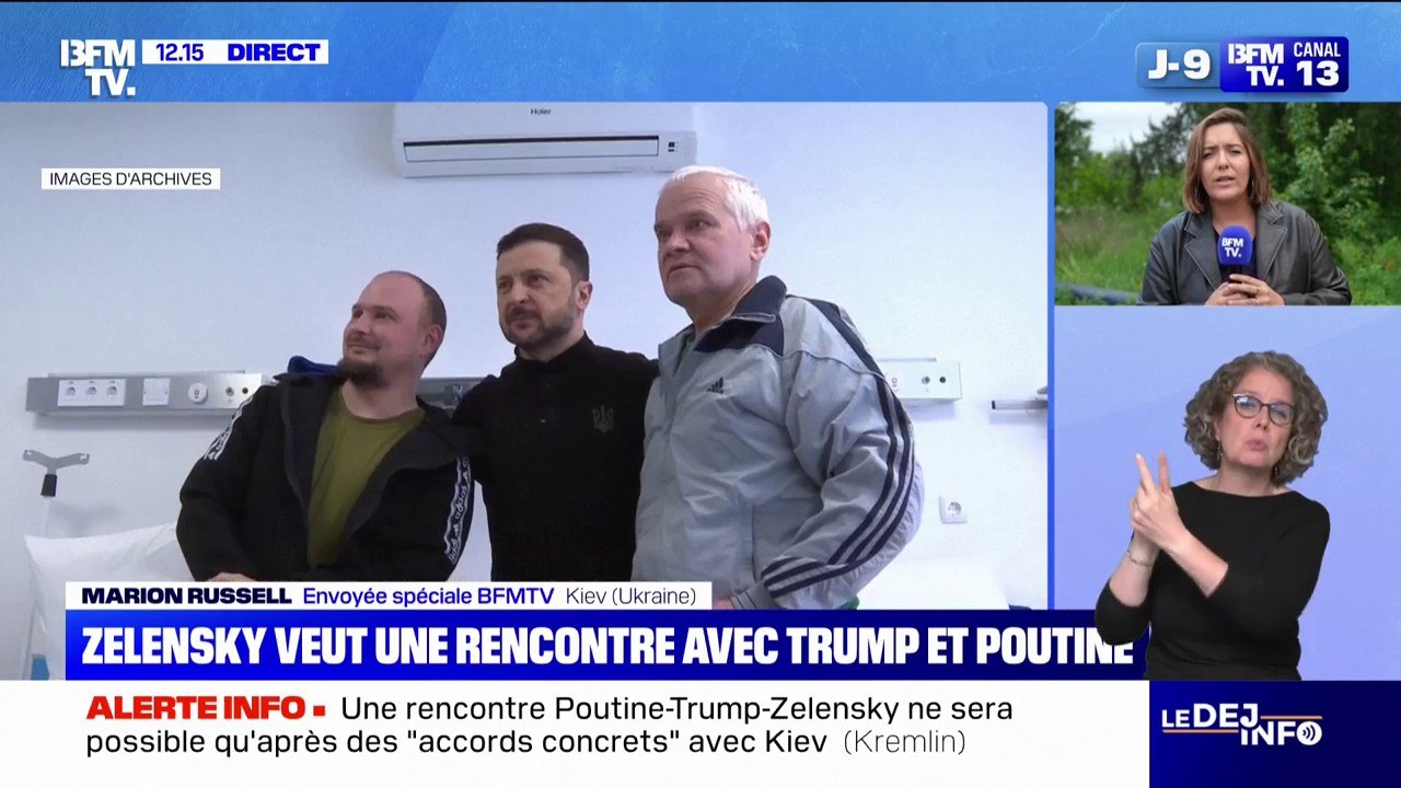 Guerre en Ukraine: Volodymyr Zelensky veut une rencontre trilatérale avec Donald Trump et Vladimir Poutine