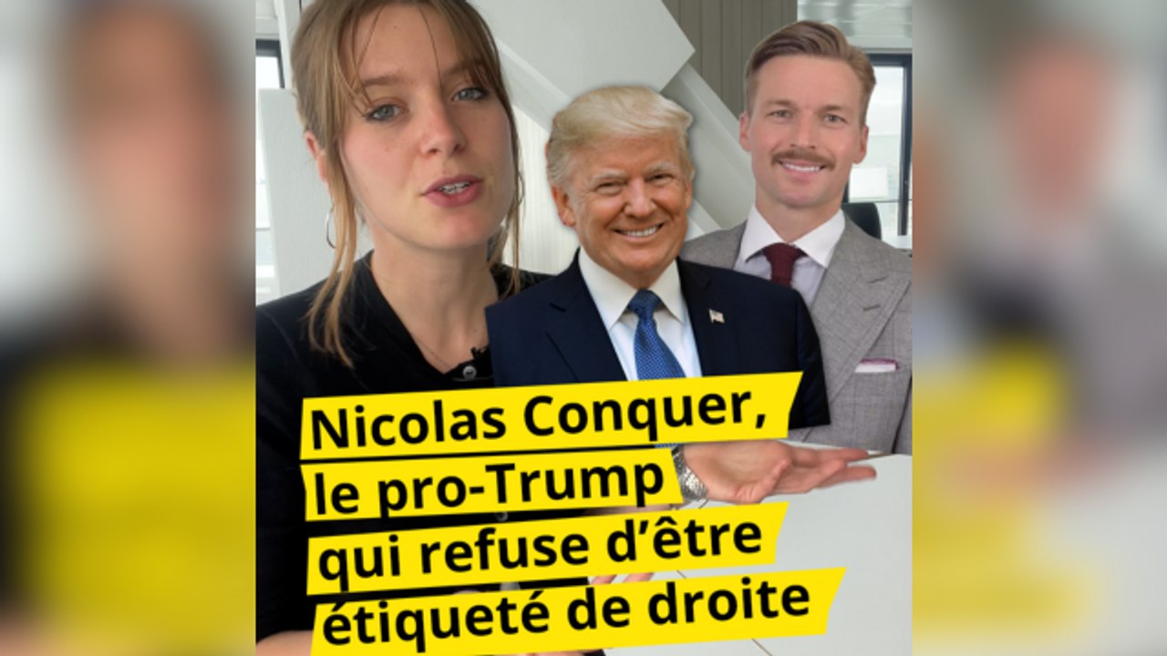 Nicolas Conquer, le pro-Trump qui refusait d’être étiqueté de droite