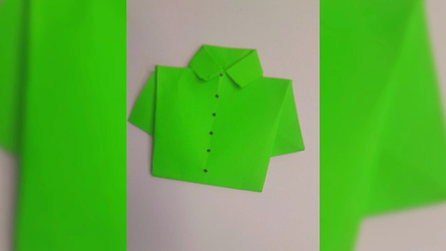 How to Make an Origami Shirt | Easy Paper Folding Tutorial