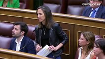 Belarra, a la ministra de Vivienda: “Solo le falta la corbata verde para demostrar que trabaja para Tecnocasa”