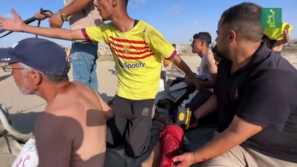 Miles de palestinos acuden a un nuevo centro de distribución de ayuda en Gaza