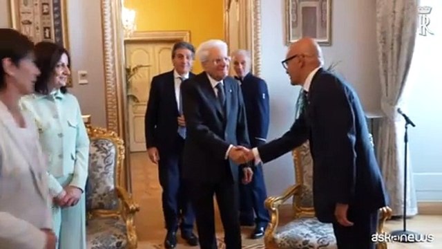 Mattarella riceve al Quirinale delegazione Amref Health Africa Italia