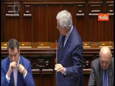 Tajani chiede in Aula un minuto di silenzio per le vittime palestinesi a Gaza