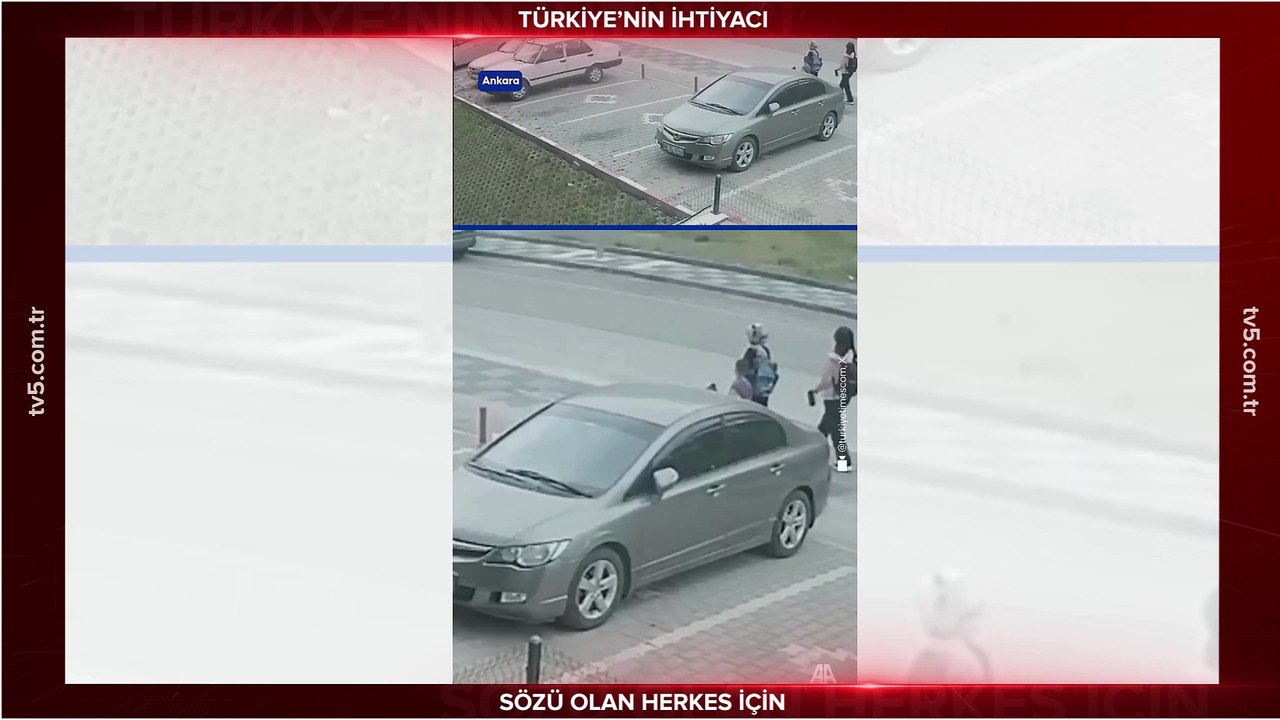 Ankara'da çocuklarını okula götürürken sahipsiz köpeklerin saldırısına uğradıkları o an kamerada!