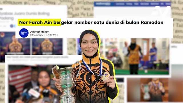 Cerita kesukaran Farah Ain berdepan masalah mental sebelum bergelar wanita nombor 1 boling padang