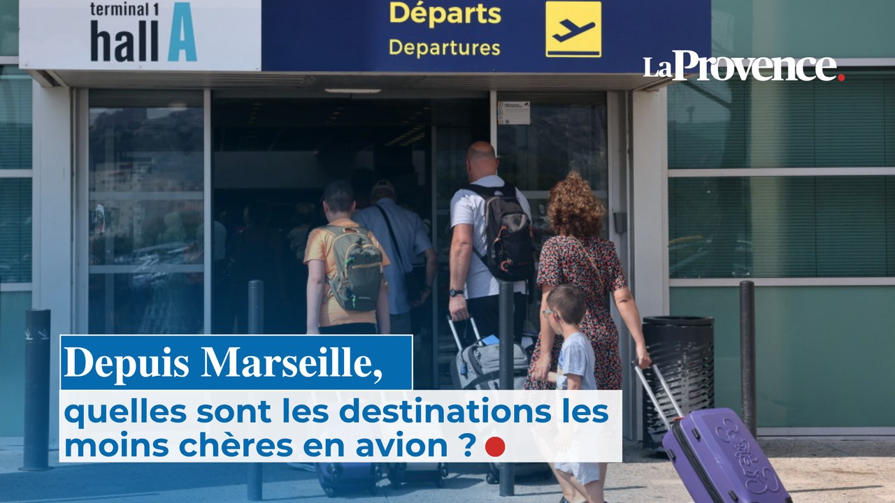 Depuis l'aéroport de Marseille, quelles sont les destinations les moins chères ?