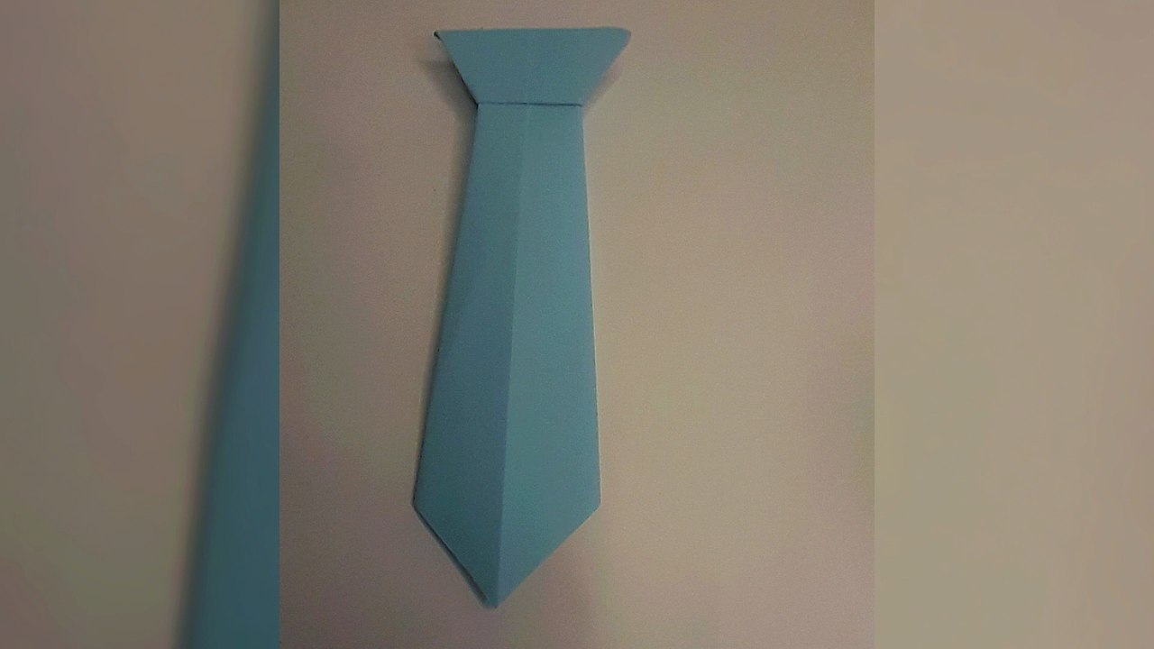How to Make a Paper Neck Tie | Easy Origami Tie Tutorial for Cards & Gifts